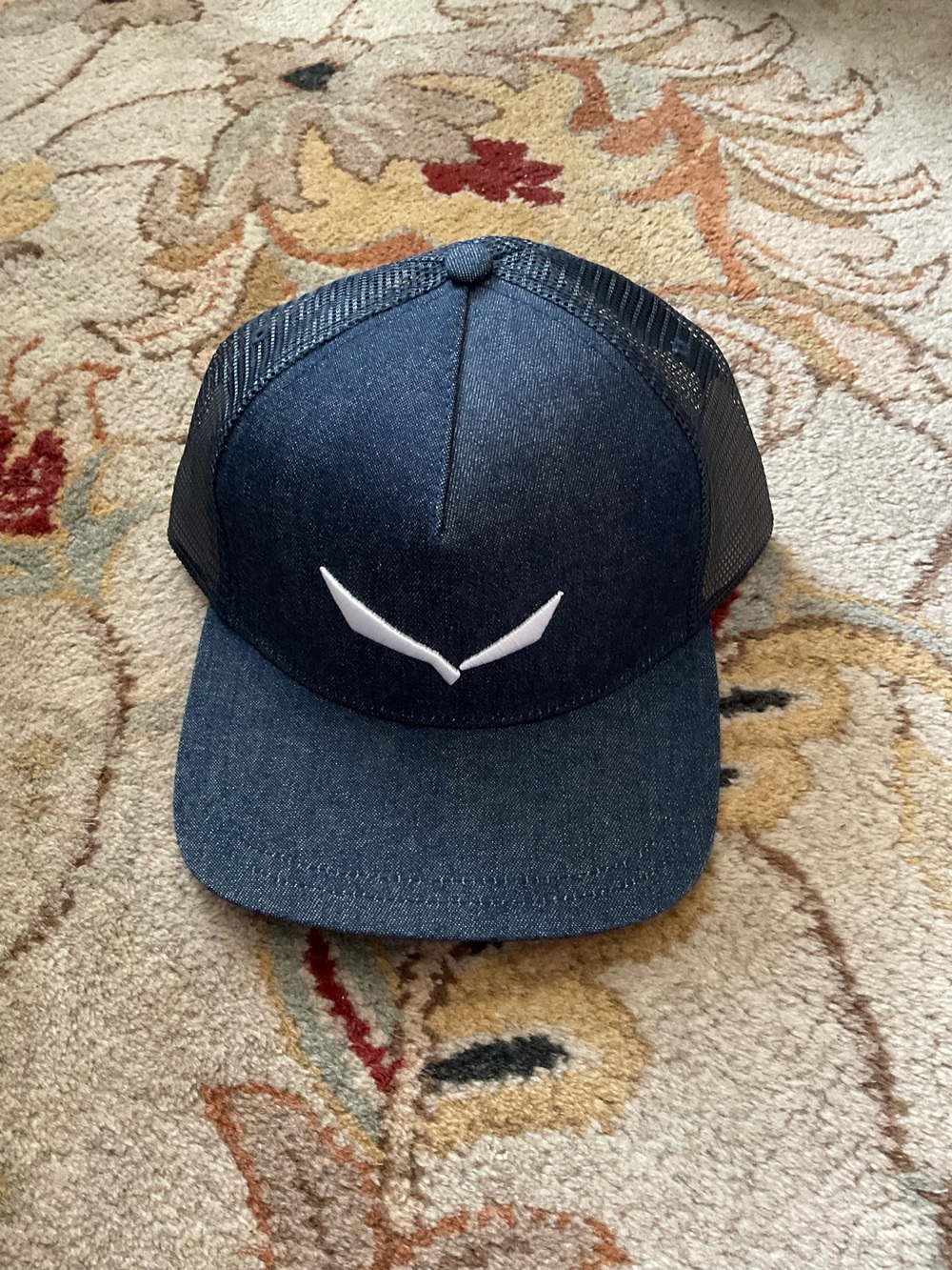 Salewa Denim Trucker Cap with White Logo